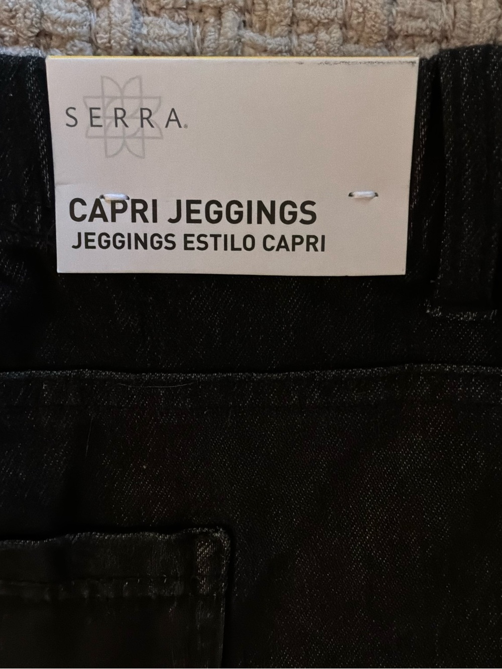 🌙✨🏷️ Women’s Black Pull-On Capri Pants with Front Seams XL - Picture 5 of 15